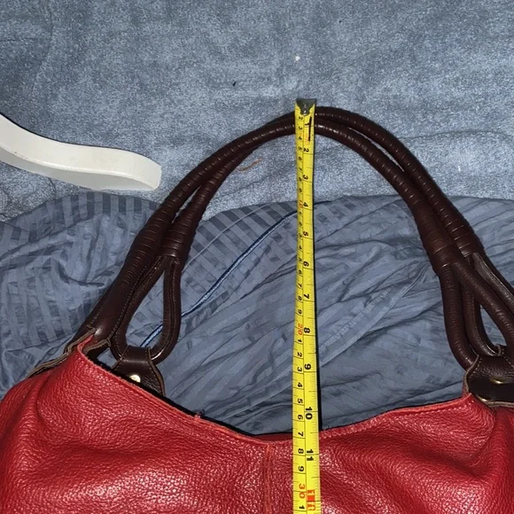 Like new ANTHROPOLOGIE Nest LEATHER Handbag BOHO HOBO Sack